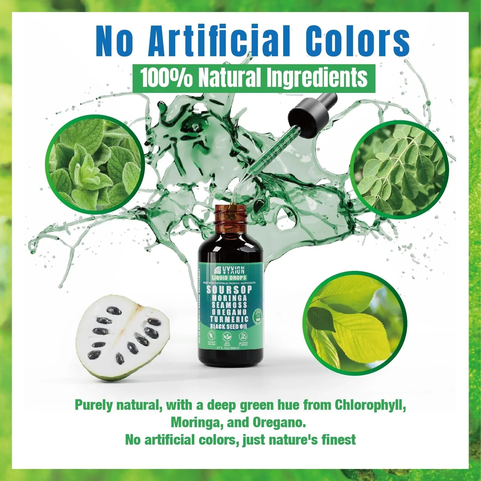 100% Organic 10-in-1 Soursop Liquid Drops - Buy 2 Get 1 Free